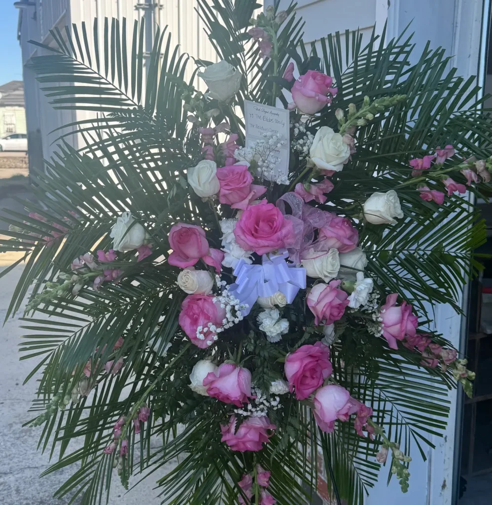 blushing grace standing spray