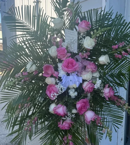 blushing grace standing spray